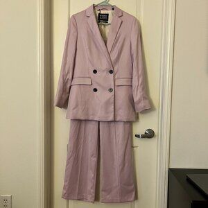 Scotch & Soda Edie Lilac Suit Women’s XS Blazer 26 Trousers NWT